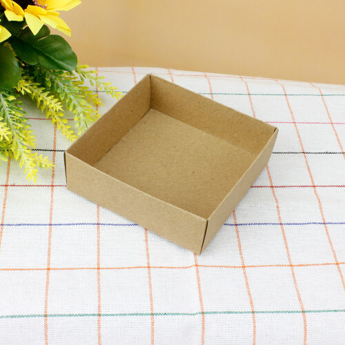 Kraft Altlık 9x9x3 CM - Kare Dekor