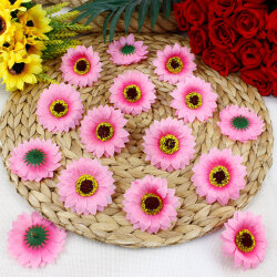 Kumaş Günebakan 300’lü Paket 6 Cm Pembe - 1