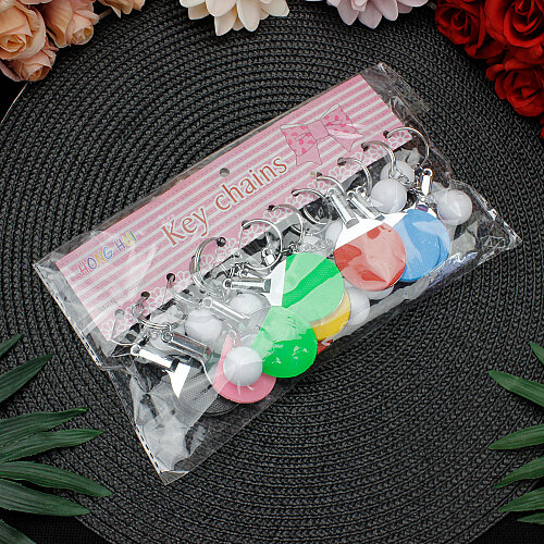 Masa Tenisi Raketli Top Anahtarlık 12’li Paket - 5