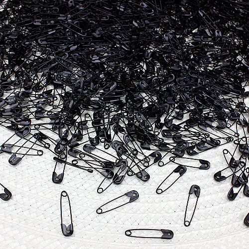 Metal Çengelli İğne Siyah 2 cm - Toptanalim