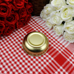 Metal Çerezlik Kase Gold 4x9,5 cm - 3