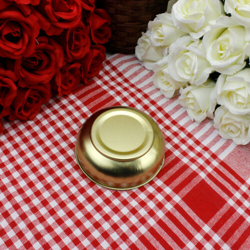 Metal Çerezlik Kase Gold 4x9,5 cm - 3