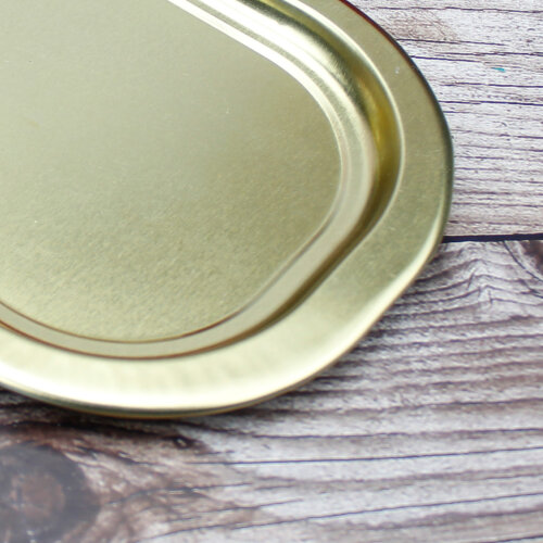 Metal Tepsi Gold Renk - 3