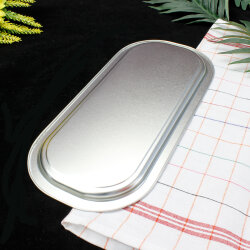Metal Tepsi Gümüş Renk - 2
