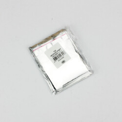 Metalize Bantlı Poşet Gri 100'lü Paket 7X9CM - 2