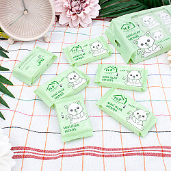 Mini Kedi Desenli Cep Islak Mendil Mint 8’li Paket - 1