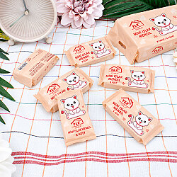 Mini Kedi Desenli Cep Islak Mendil Somon 8’li Paket - 1