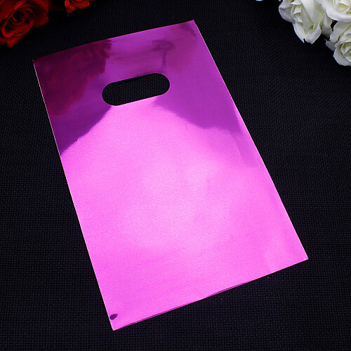 Mor Hediyelik El Geçme Poşeti 13x20 cm 100’lü Paket - Toptanalim