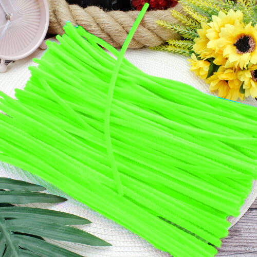 Neon Yeşil Şönil 100’lü Paket - Toptanalim