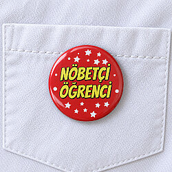 Nöbetçi Öğrenci Rozeti 20’li Paket - 1