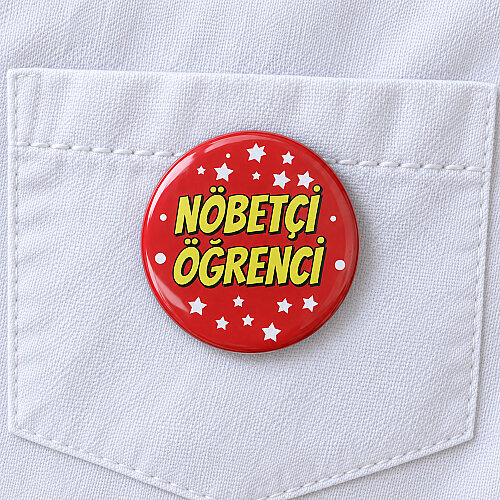 Nöbetçi Öğrenci Rozeti 20’li Paket - Toptanalim