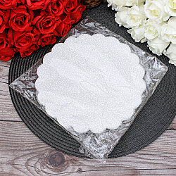 Organze Karlı Tül Kese Beyaz 22 cm 100’lü Paket - 3