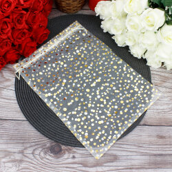 Organze Puantiyeli Tül Kese Krem 24x34 cm (100’lü Paket) - 1