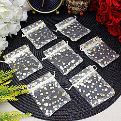Organze Puantiyeli Tül Kese Krem 7x9 cm (100’lü Paket) - 1