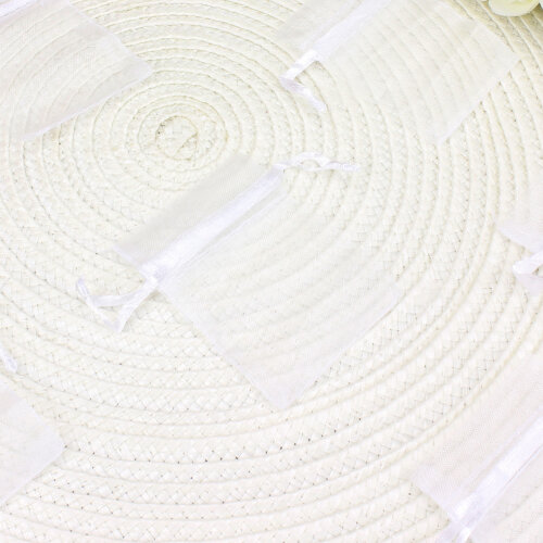 Organze Şeffaf Tül Kese Beyaz 5x7 cm (100’lü Paket) - Toptanalim (1)
