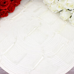 Organze Şeffaf Tül Kese Krem 5x7 cm (100’lü Paket) - 1