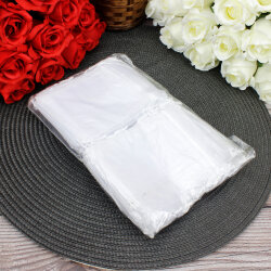 Organze Şeffaf Tül Kese Krem 9x12 cm (100’lü Paket) - 2