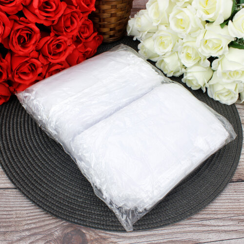 Organze Tül Kese Beyaz 15x24 cm (100’lü Paket) - Toptanalim (1)