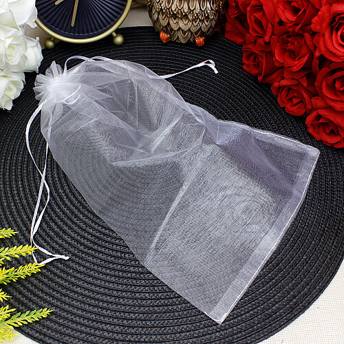 Organze Tül Kese Beyaz 20x28 cm (100’lü Paket) - Toptanalim (1)