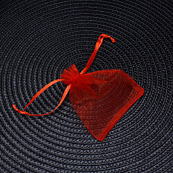 Organze Tül Kese Kırmızı 7x9 cm (100’lü Paket) - 2