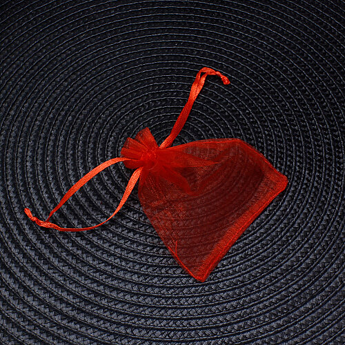 Organze Tül Kese Kırmızı 7x9 cm (100’lü Paket) - Toptanalim (1)