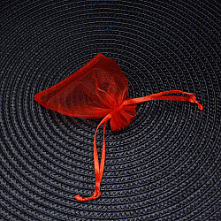 Organze Tül Kese Kırmızı 7x9 cm (100’lü Paket) - 3