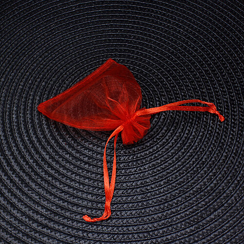 Organze Tül Kese Kırmızı 7x9 cm (100’lü Paket) - 3
