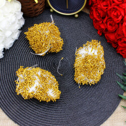 Oya Tomurcuğu Yapay Tohum Çiçek Gold 130 g (±10 g) - 1