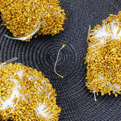 Oya Tomurcuğu Yapay Tohum Çiçek Gold 130 g (±10 g) - 2
