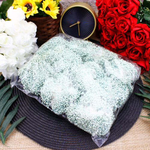 Oya Tomurcuğu Yapay Tohum Çiçek Mint Yeşili 130 g (±10 g) - 3