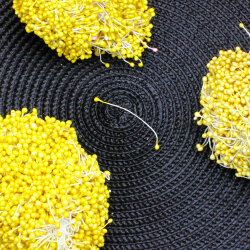Oya Tomurcuğu Yapay Tohum Çiçek Sarı 130 g (±10 g) - 2