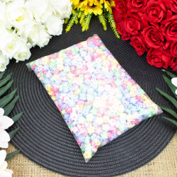 Pastel Çiçek Figürlü Karışık Renk Boncuk 11,5 mm (500’lü Paket) - 3