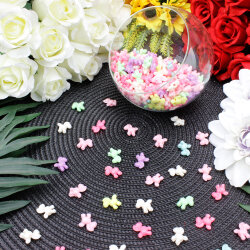 Pastel Renkli Ayıcık Boncuk 17x13 mm (500 Adet) - 1