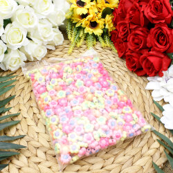 Pastel Renkli Çiçek Boncuk 16 mm (500 Adet) - 3