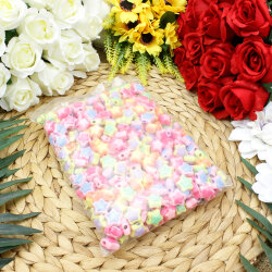 Pastel Renkli Yıldız Boncuk 17 mm (500 Adet) - 3