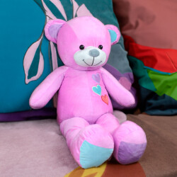 Peluş Ayıcık 80CM Pembe - 2
