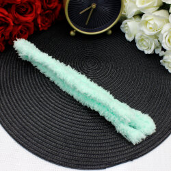 Peluş Şönil 1 Metre Açık Yeşil - 3