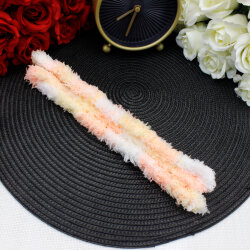 Peluş Şönil 1 Metre Beyaz Şeftali - 3
