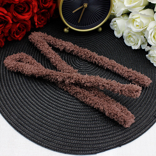 Peluş Şönil 1 Metre Kahverengi - Toptanalim