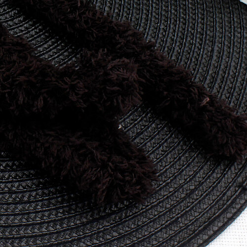 Peluş Şönil 1 Metre Koyu Kahverengi - Toptanalim (1)