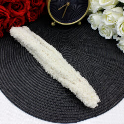 Peluş Şönil 1 Metre Krem - 3