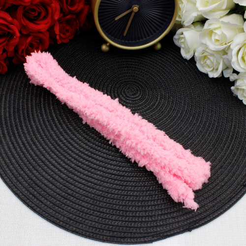 Peluş Şönil 1 Metre Pembe - 3