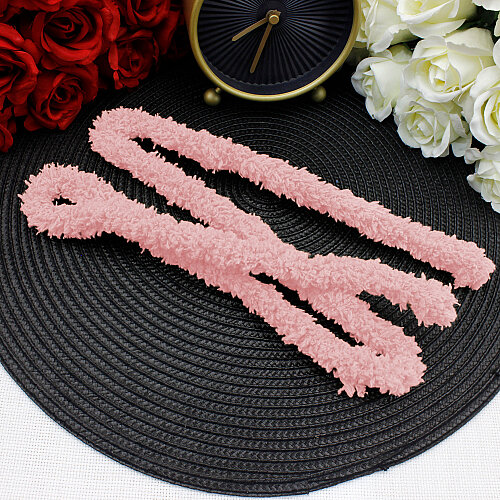 Peluş Şönil 1 Metre Pudra Pembe - Toptanalim