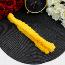 Peluş Şönil 1 Metre Sarı - 3
