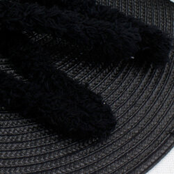Peluş Şönil 1 Metre Siyah - 2