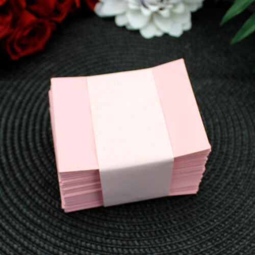 Pembe Zarf 100'lü Paket - Kare Dekor (1)