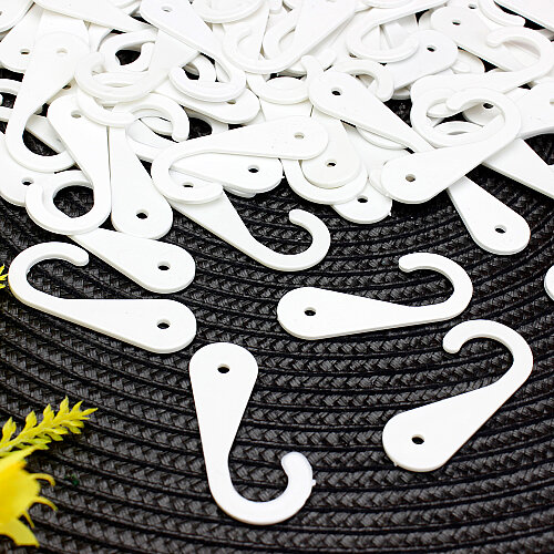 Plastik Delikli Askı Kancası Beyaz 5 cm - Toptanalim