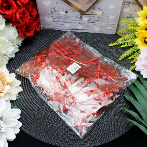 Plastik Gövdeli PVC Yusufçuk Kırmızı 100'lü Paket - 3