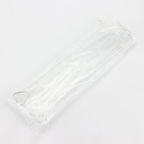 Plastik Kalpli Çiçek Kartvizit Not Çubuğu 34CM Şeffaf - Kare Dekor (1)