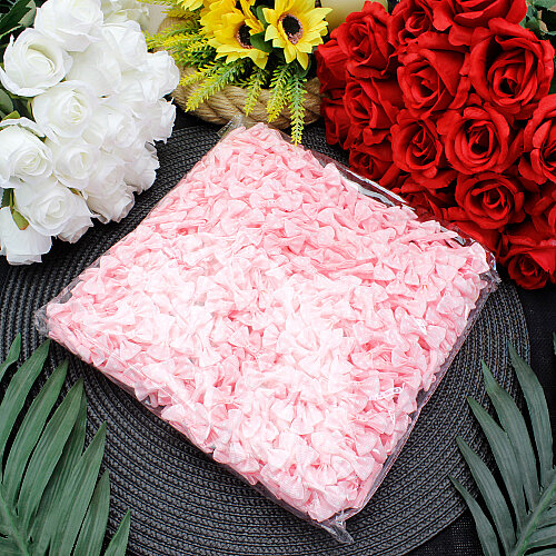 Puantiyeli Grogren Fiyonk 3 cm Açık Pembe - 3